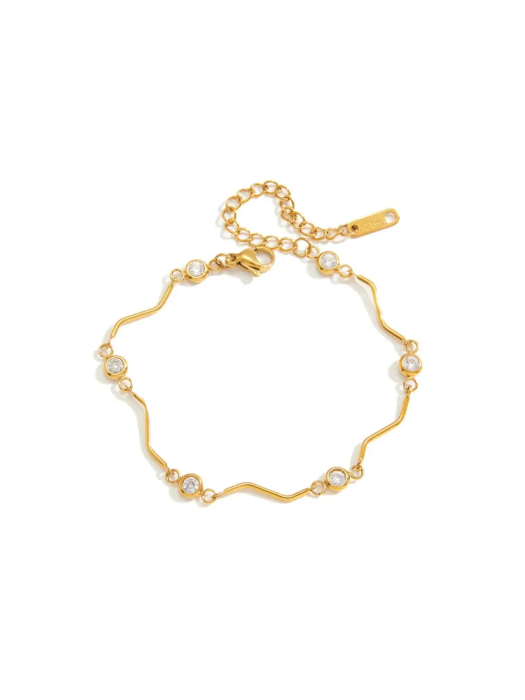 CZ WAVE BRACELET