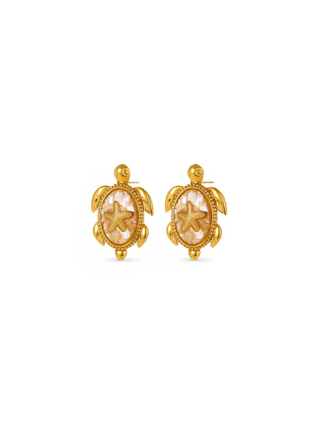 STARFISH TURTLE EARRINGS