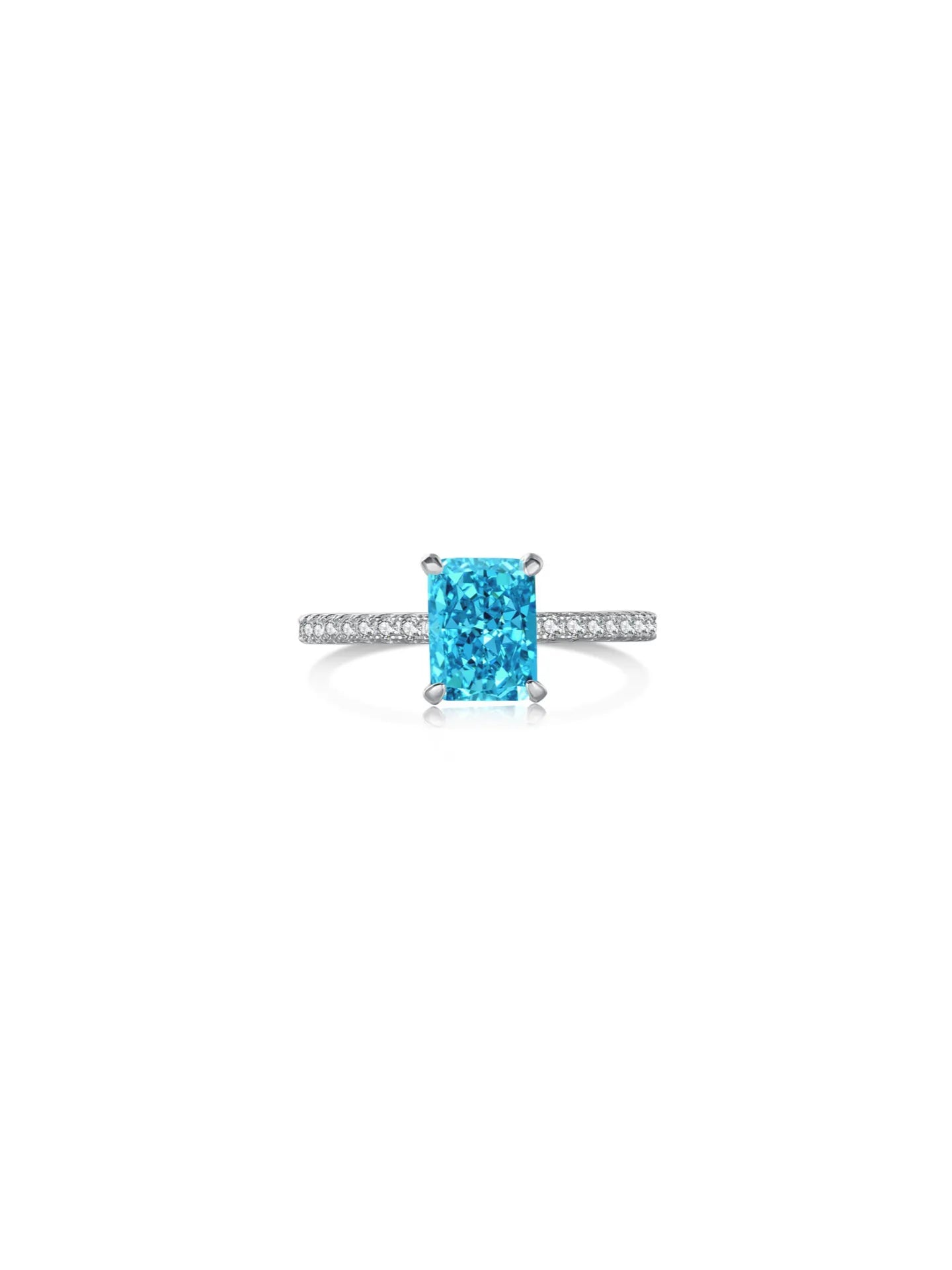 ICE-CUT ZIRCON RING