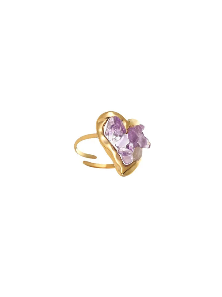 NATURAL GEMSTONE RING