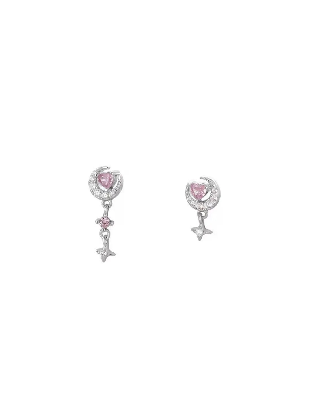 MOON HEART SILVER JEWELRY