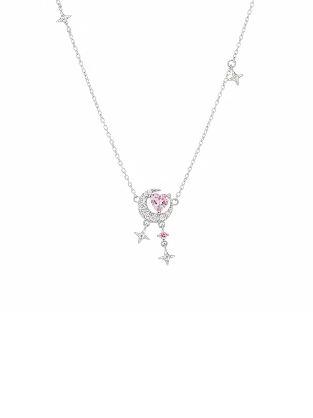 MOON HEART SILVER JEWELRY