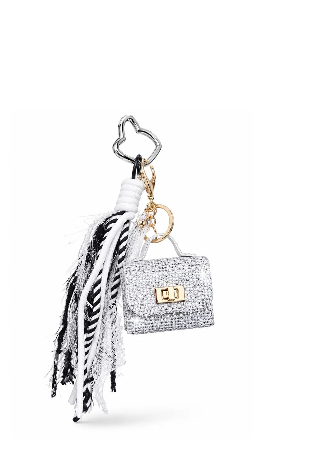 GLIMMER LETTER BAG CHARM