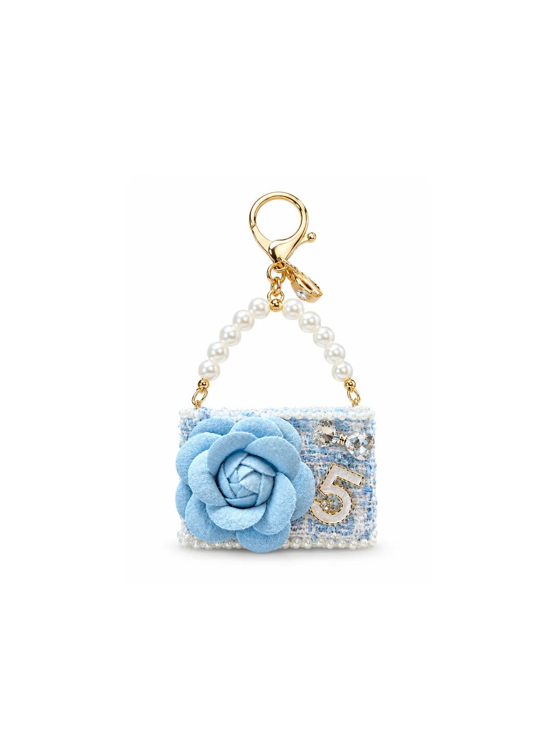 ROSETTE PURSE CHARM