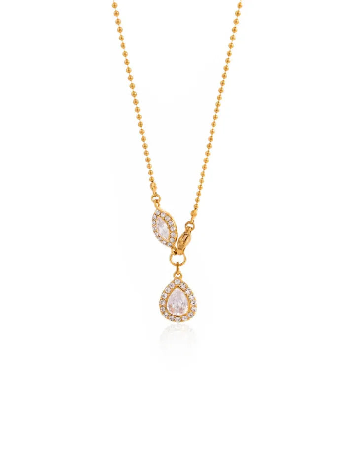 ZIRCON CHARM NECKLACE