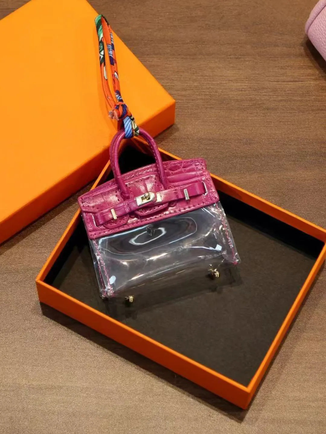 CLEAR TEXTURE BAG