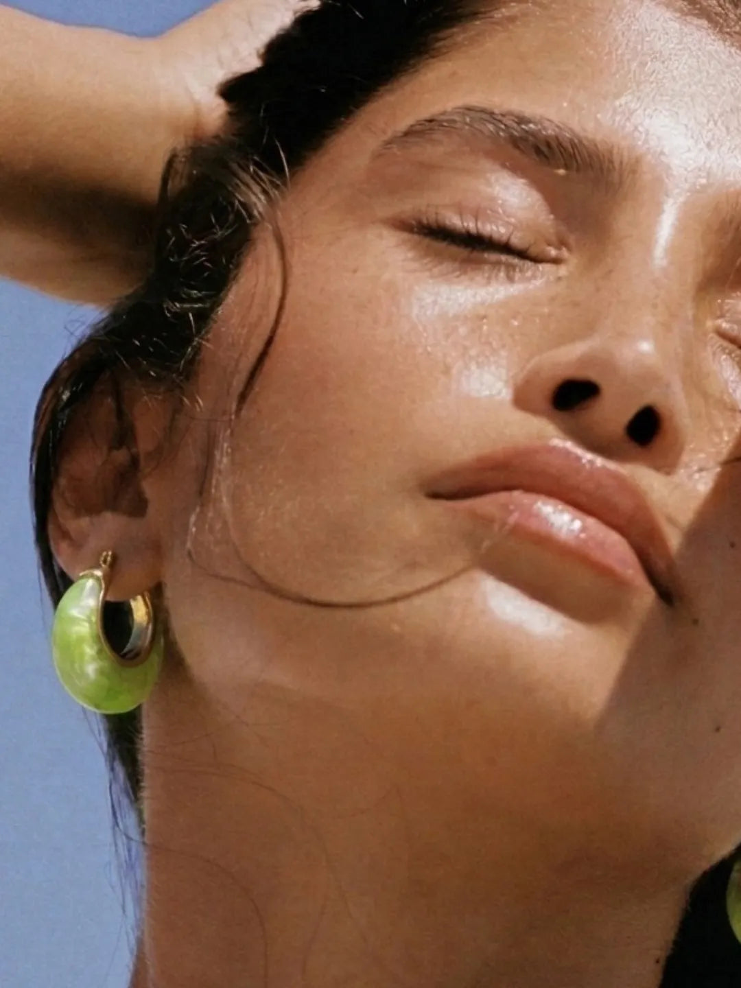 COLOR RESIN EARRINGS