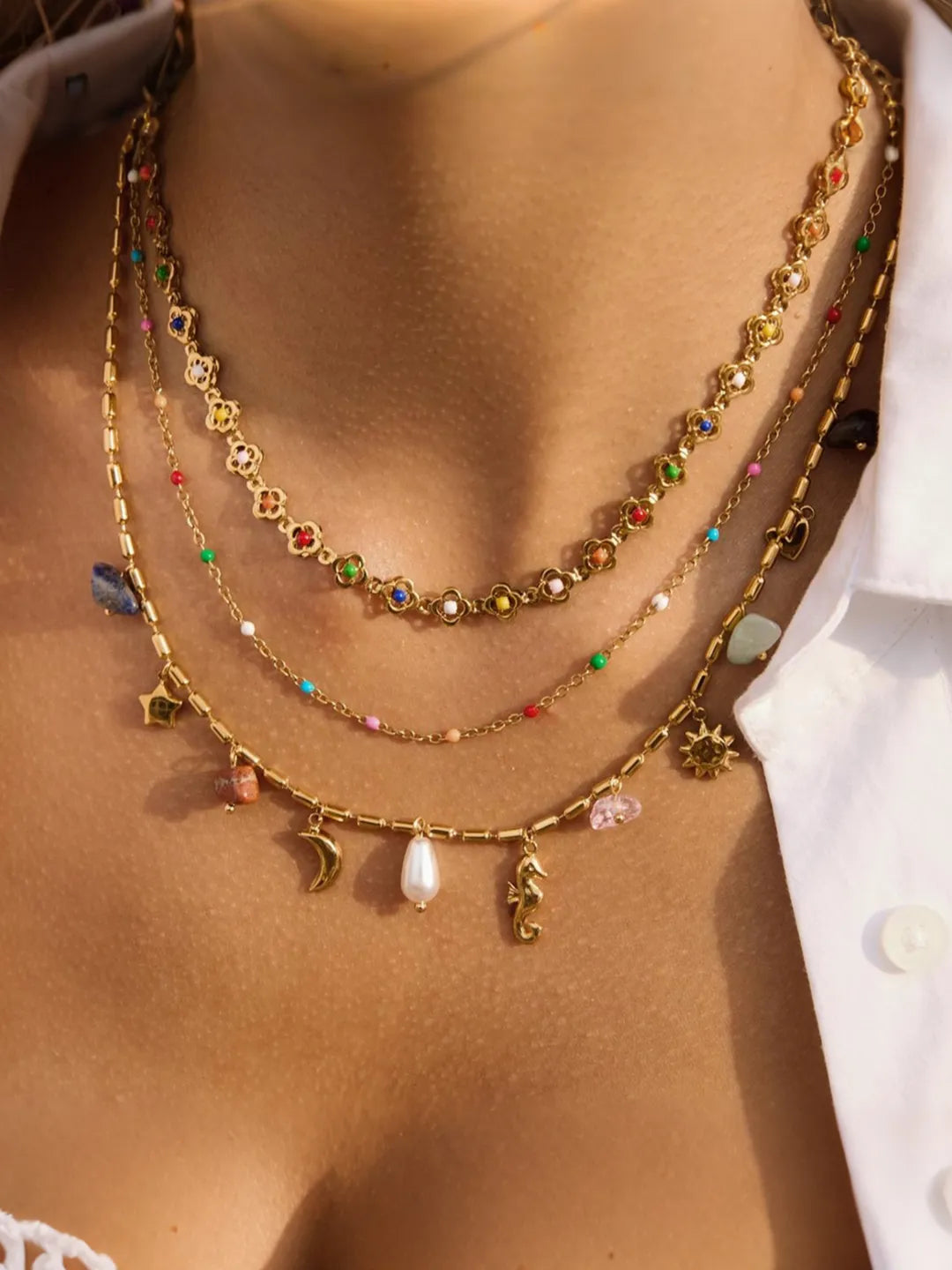 ENAMEL PETAL SET