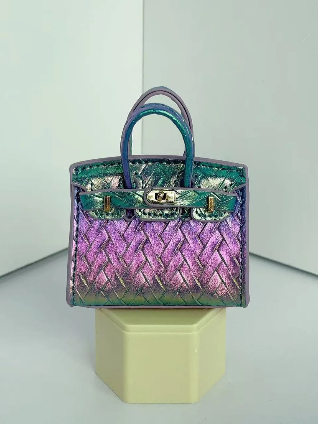 SAGE WOVEN MINI BAG