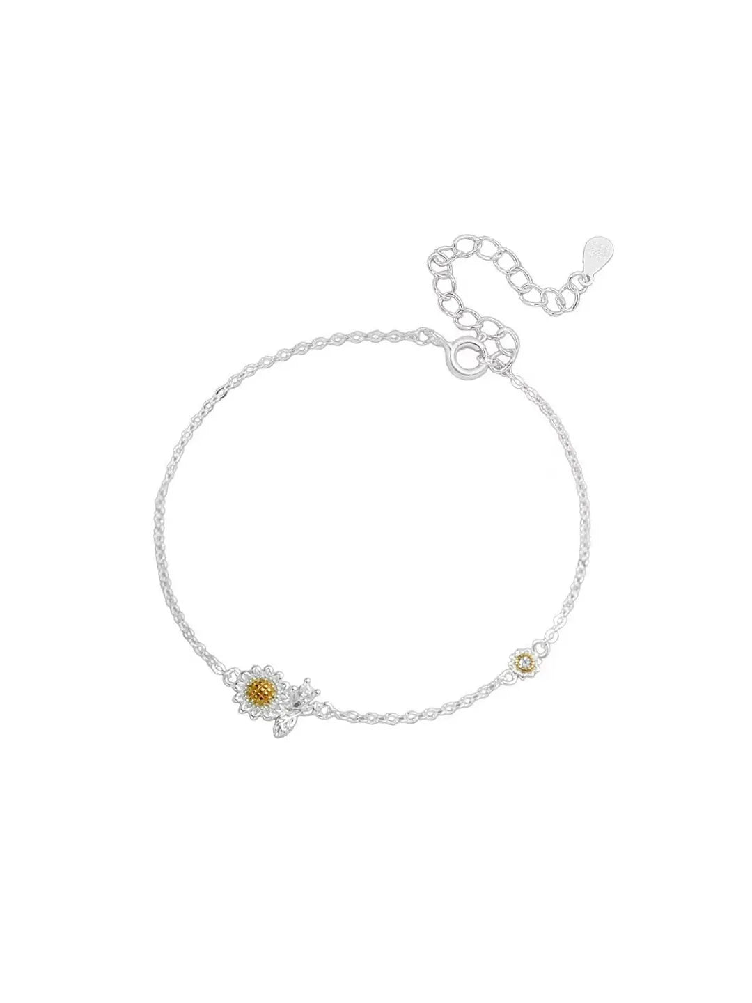 PAVÉ SUNFLOWER SILVER JEWELRY