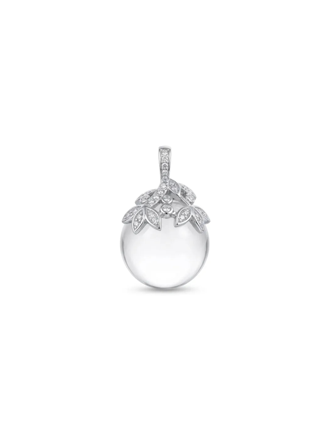 CRYSTAL LEAF PENDANT