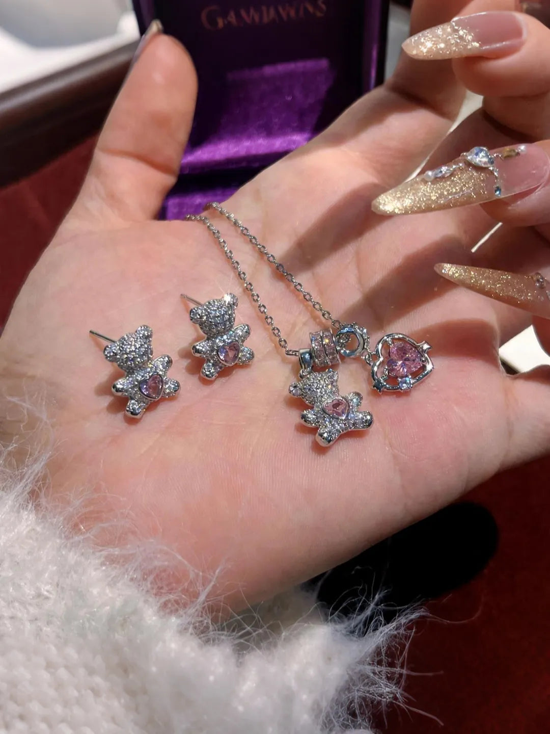 TEDDY CHARM SET