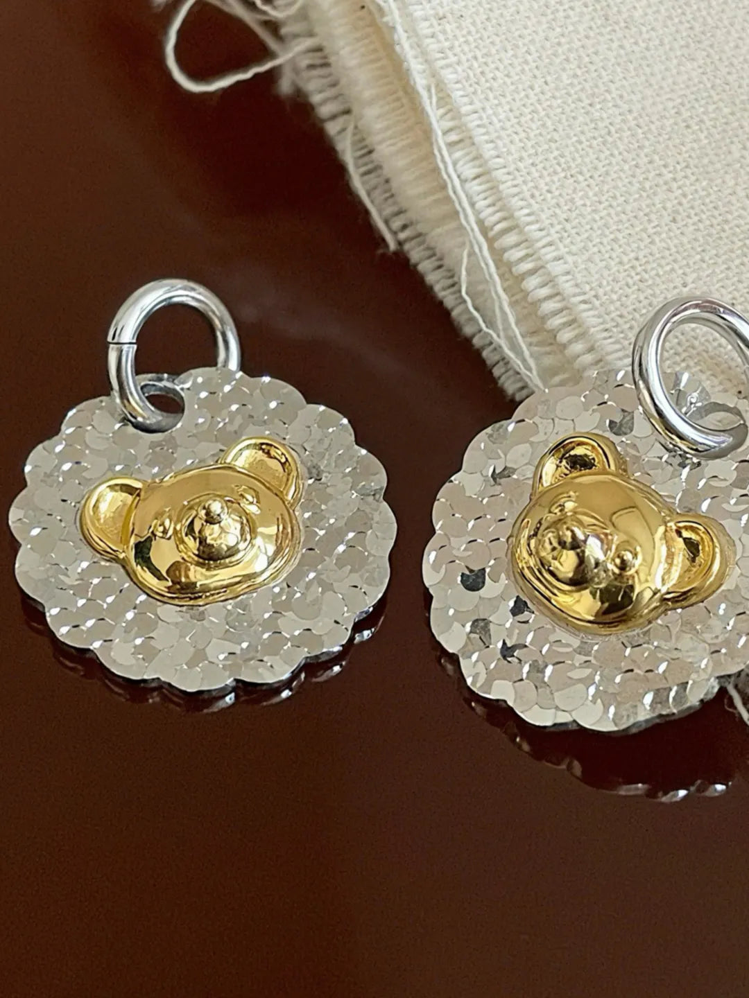 ICY BEAR MEDALLION