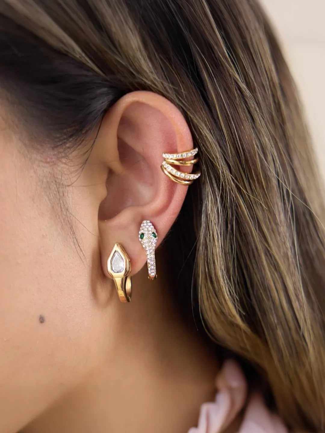 SERPENT GLOW EARRINGS