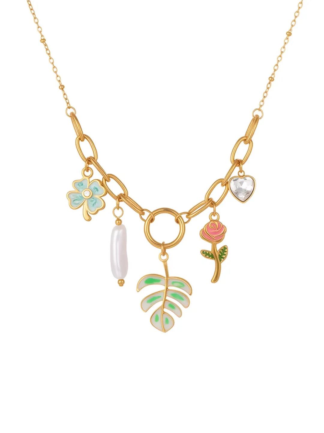 FLORAL MULTI-LAYER NECKLACE