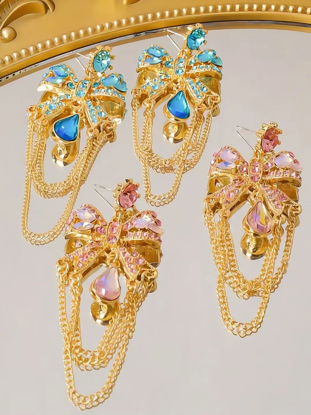 NORDIC GOLD BUTTERFLY EARRINGS