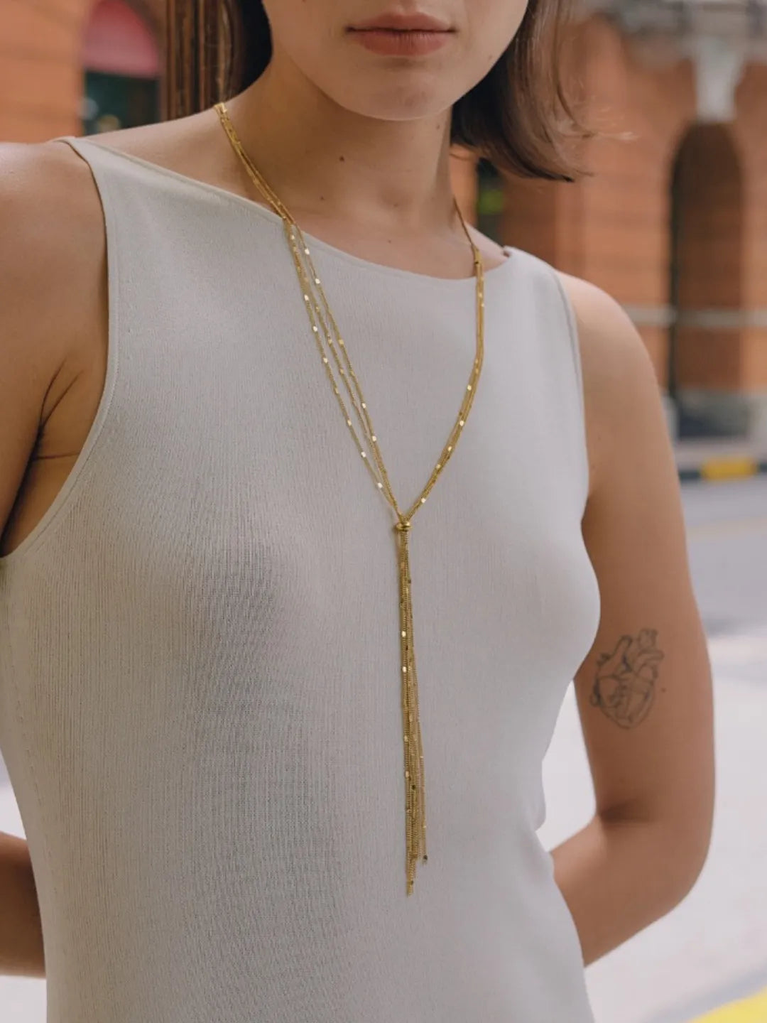 GILDED CASCADE NECKLACE