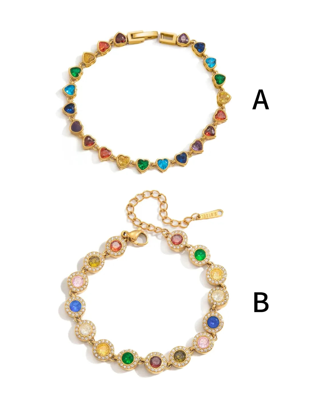 HEART CZ BRACELET
