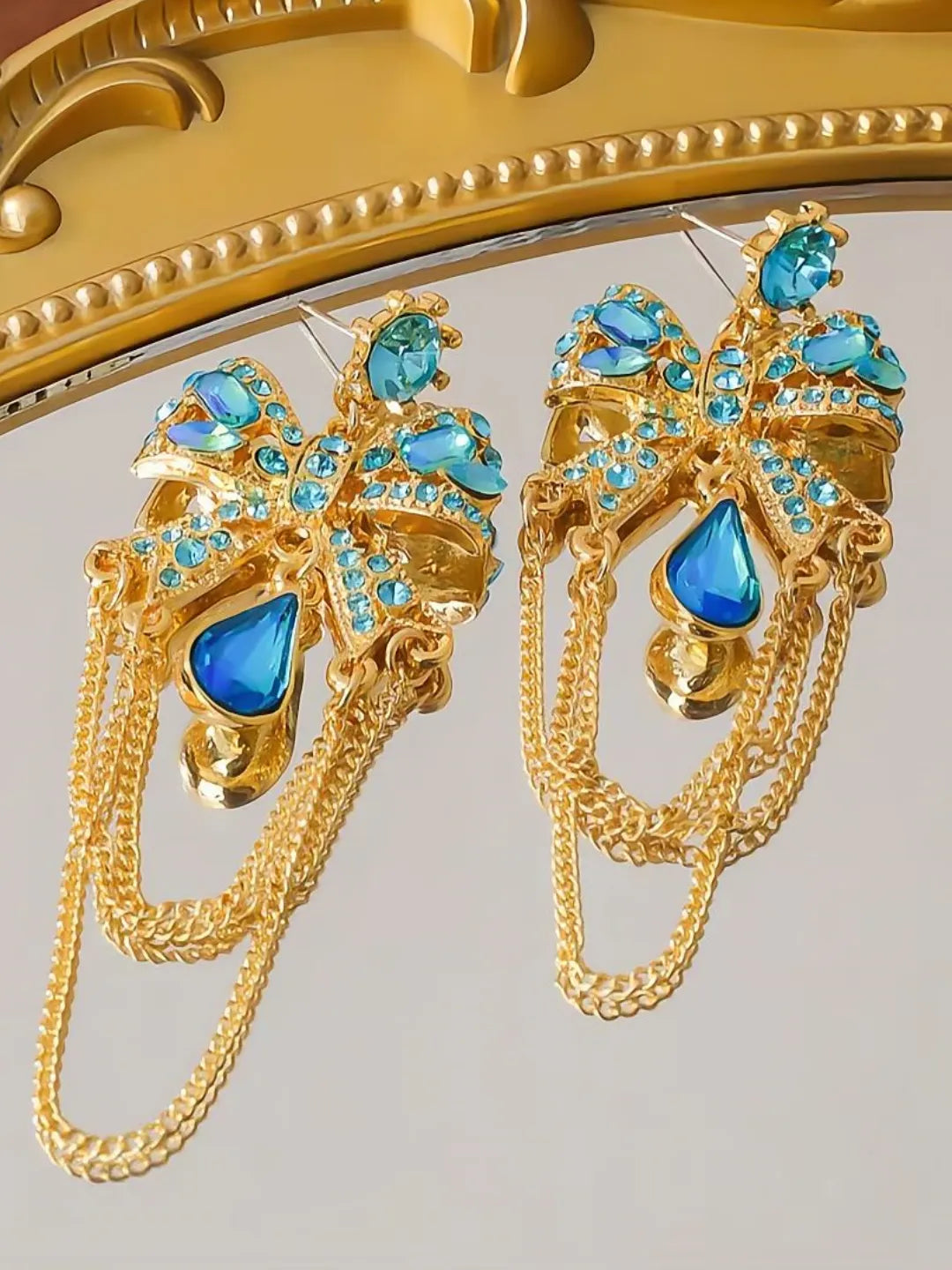 NORDIC GOLD BUTTERFLY EARRINGS