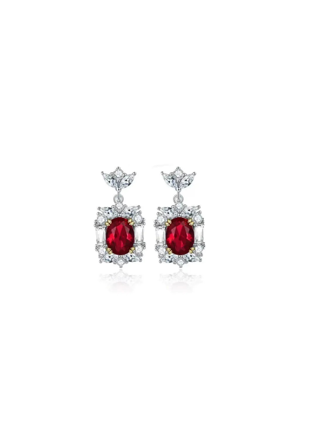 RUBY-TONE SILVER JEWELRY