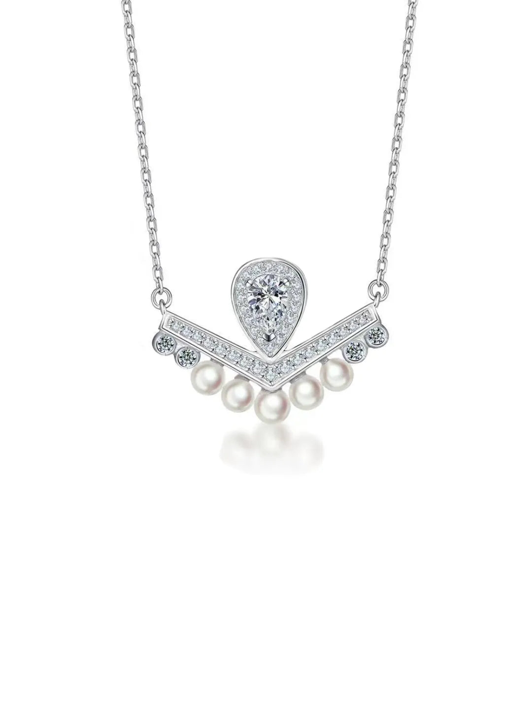 CROWN PEARL SILVER JEWELRY