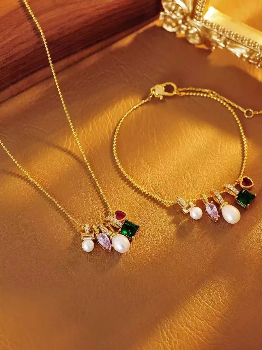PEARL ZIRCON SET