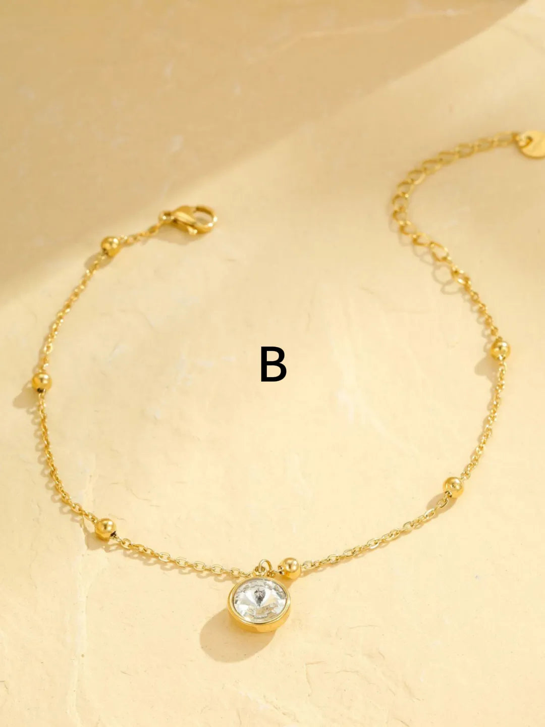 COLORFUL DIAMOND ANKLET