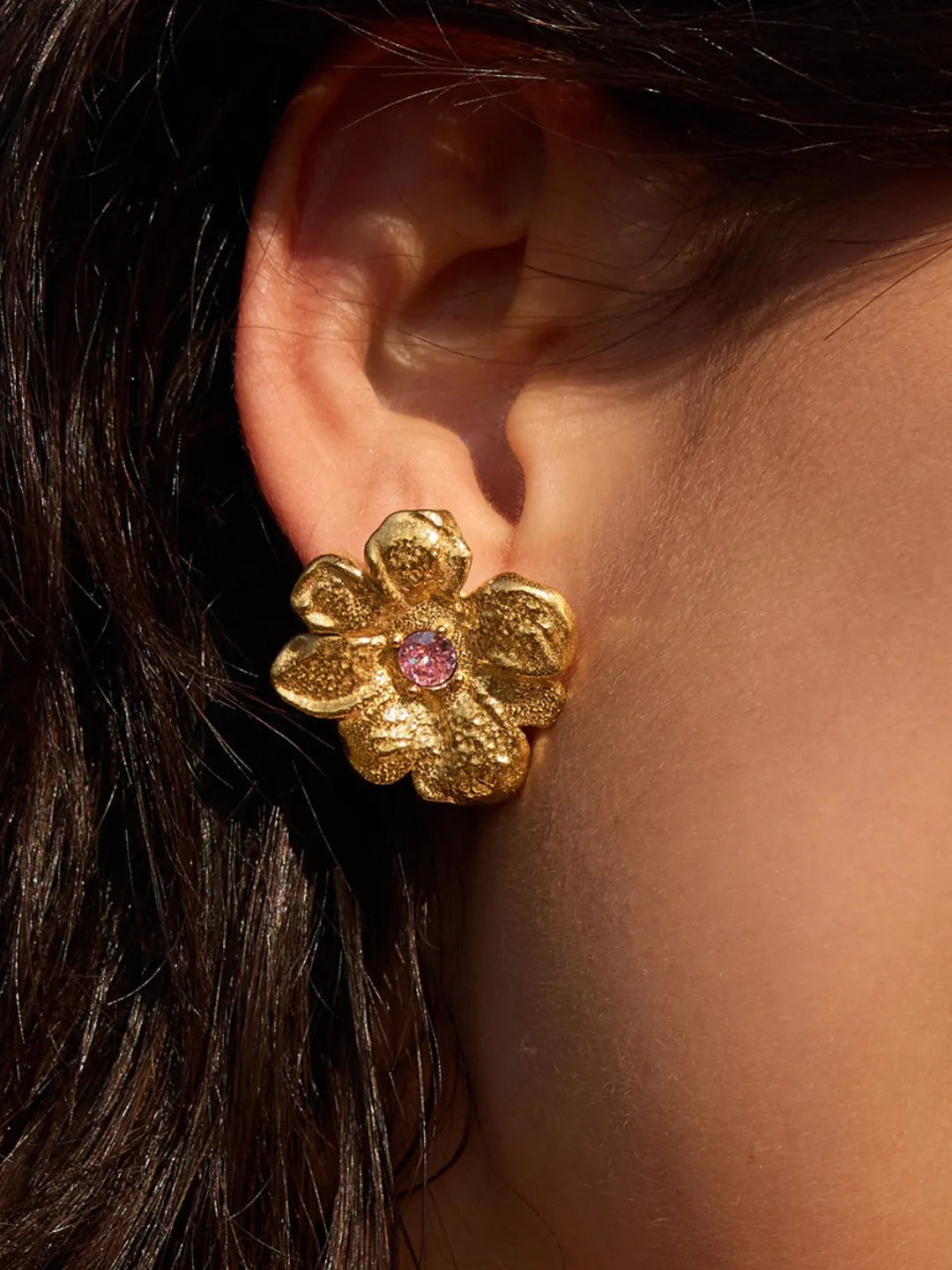 ORGANIC FLOWER EARRINGS