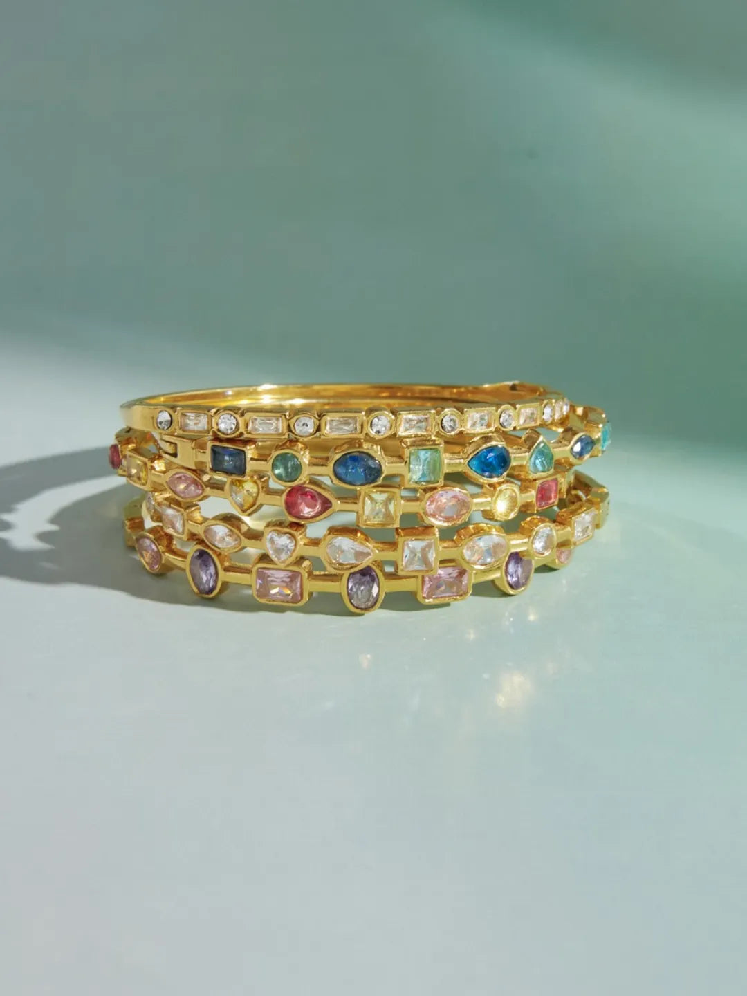 COLOR ZIRCON BANGLE