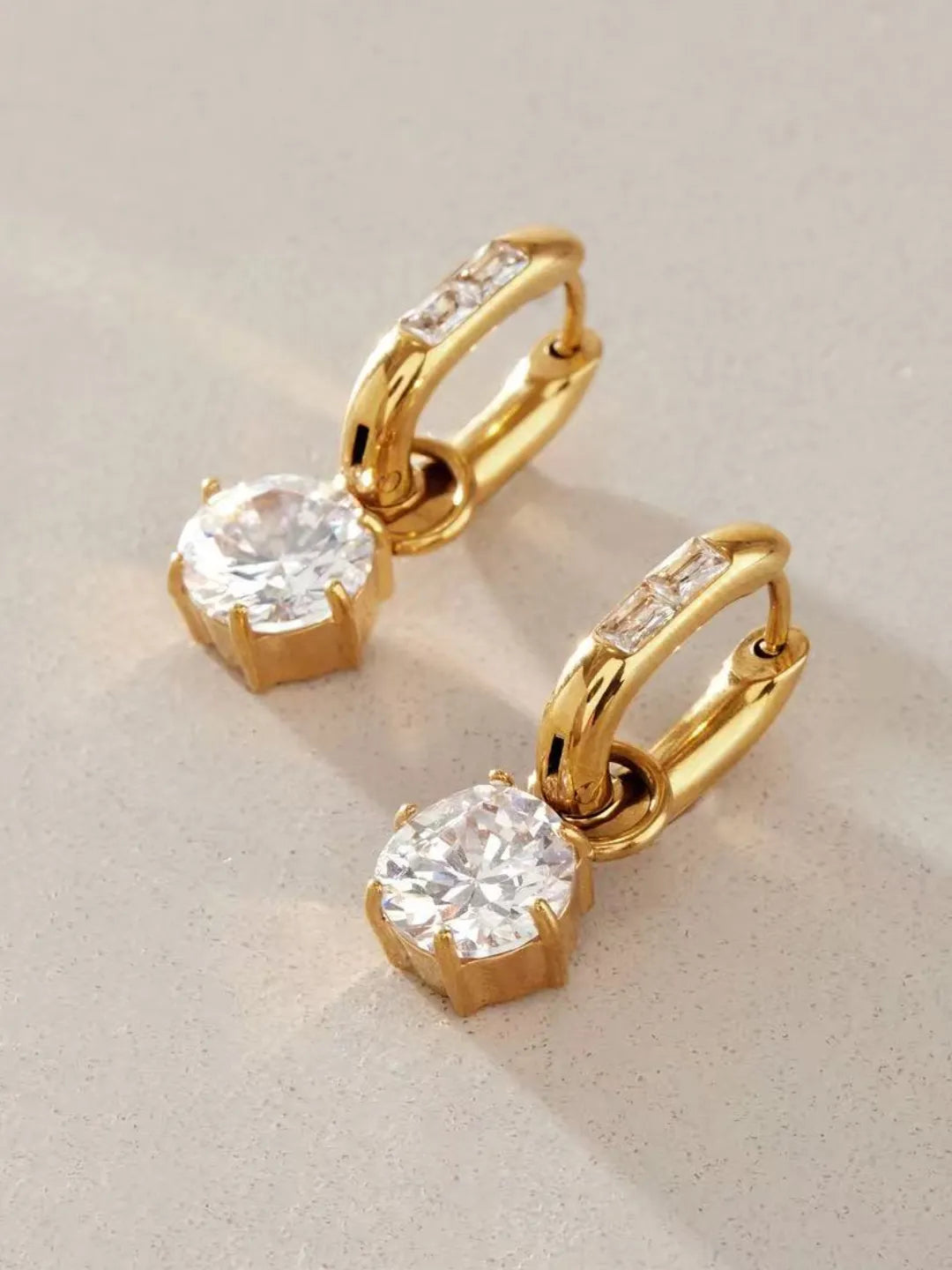 CELESTE GEM HOOPS