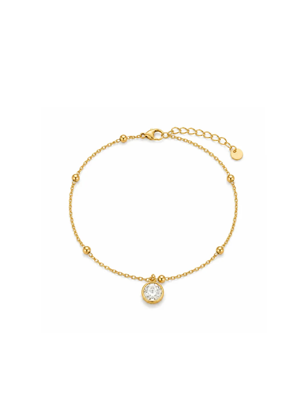 COLORFUL DIAMOND ANKLET
