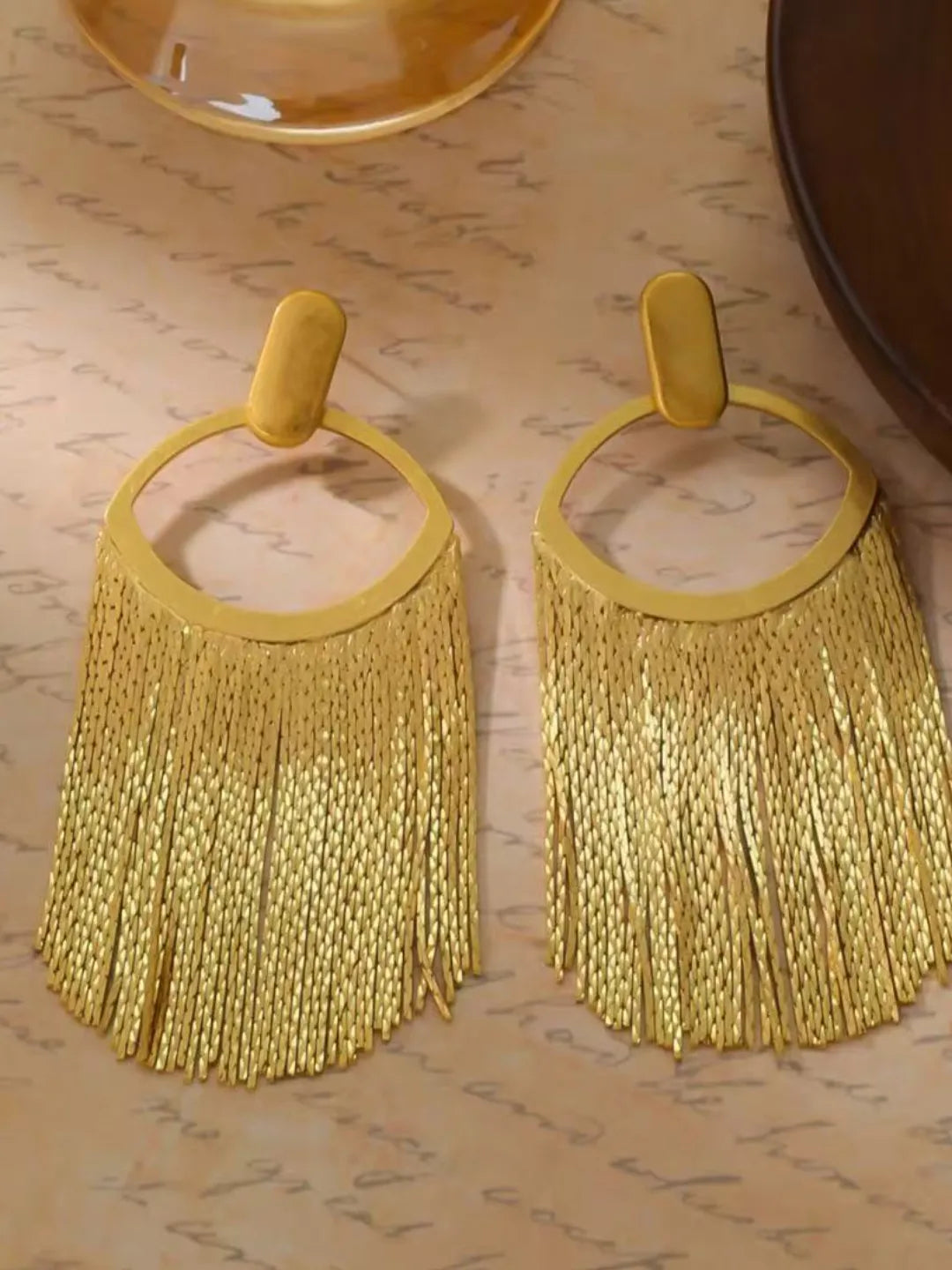 BAROQUE STATEMENT TASSEL EARRINGS