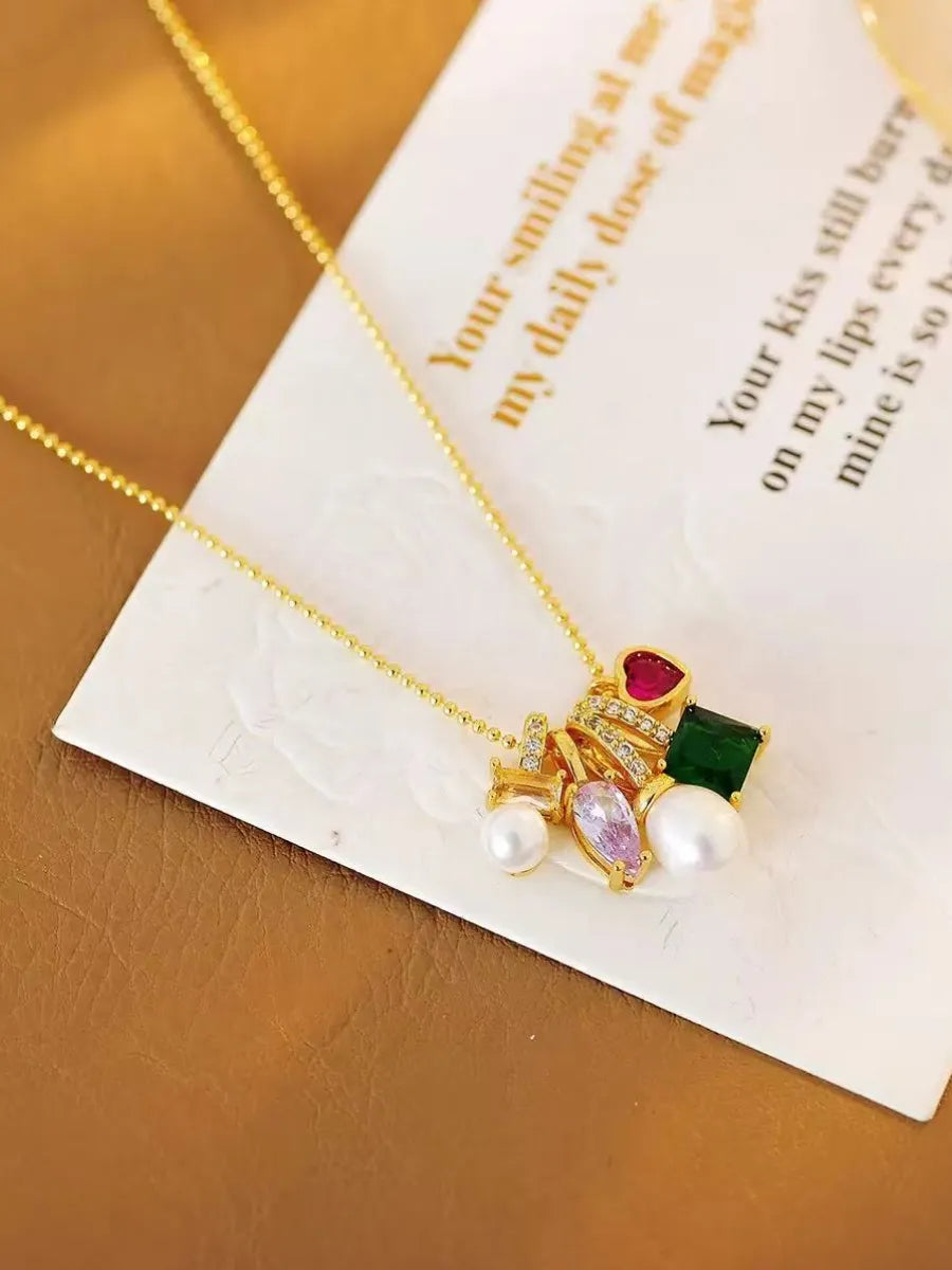 PEARL ZIRCON SET
