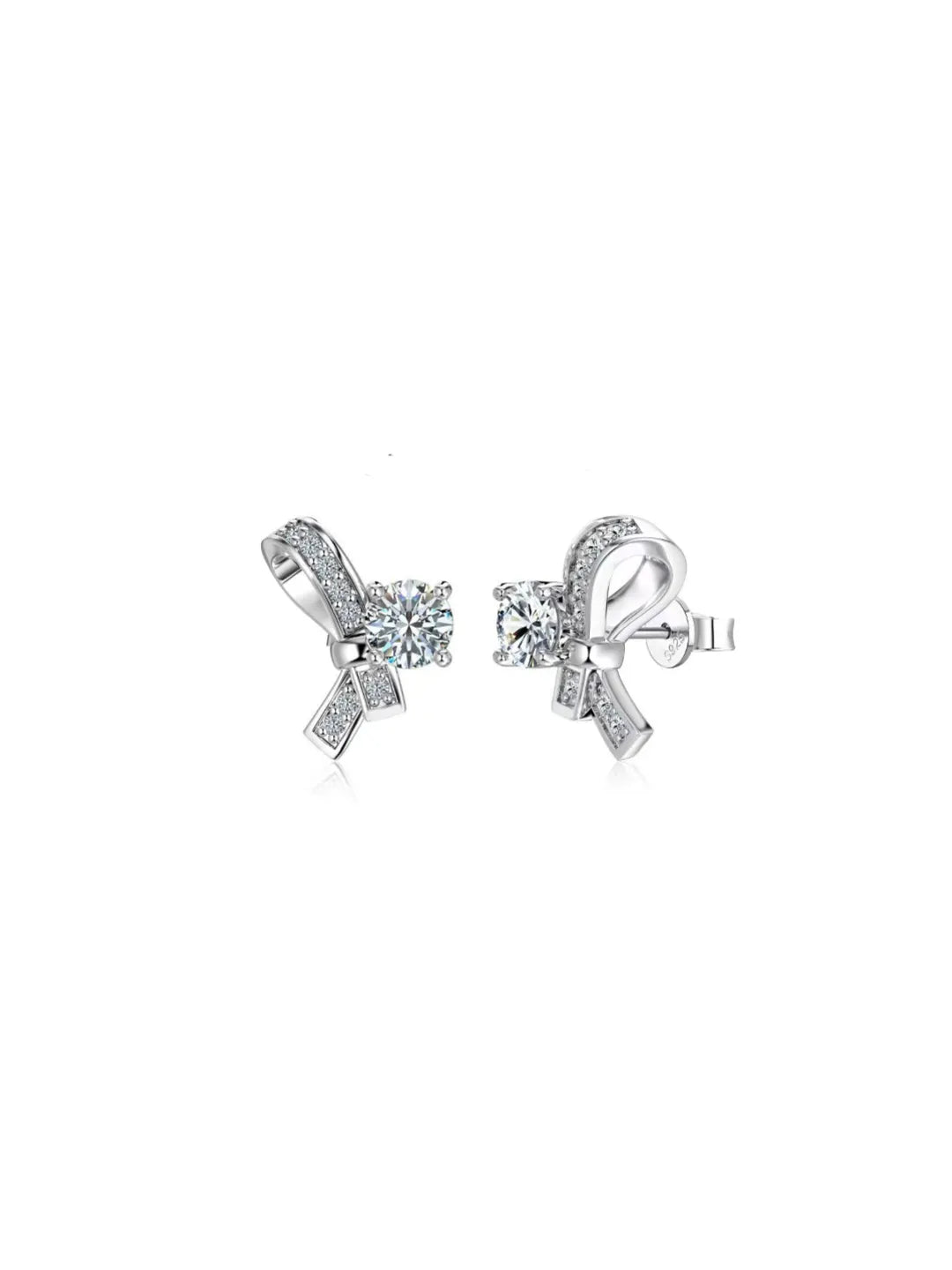 HEART BOW CZ JEWELRY