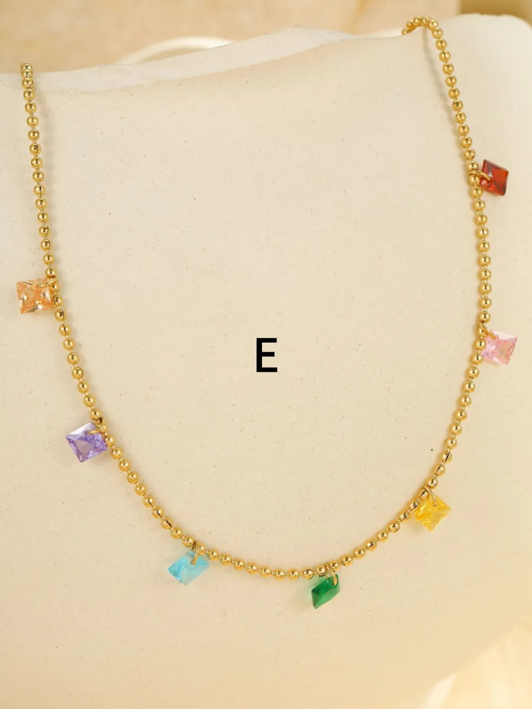 COLORFUL DIAMOND ANKLET