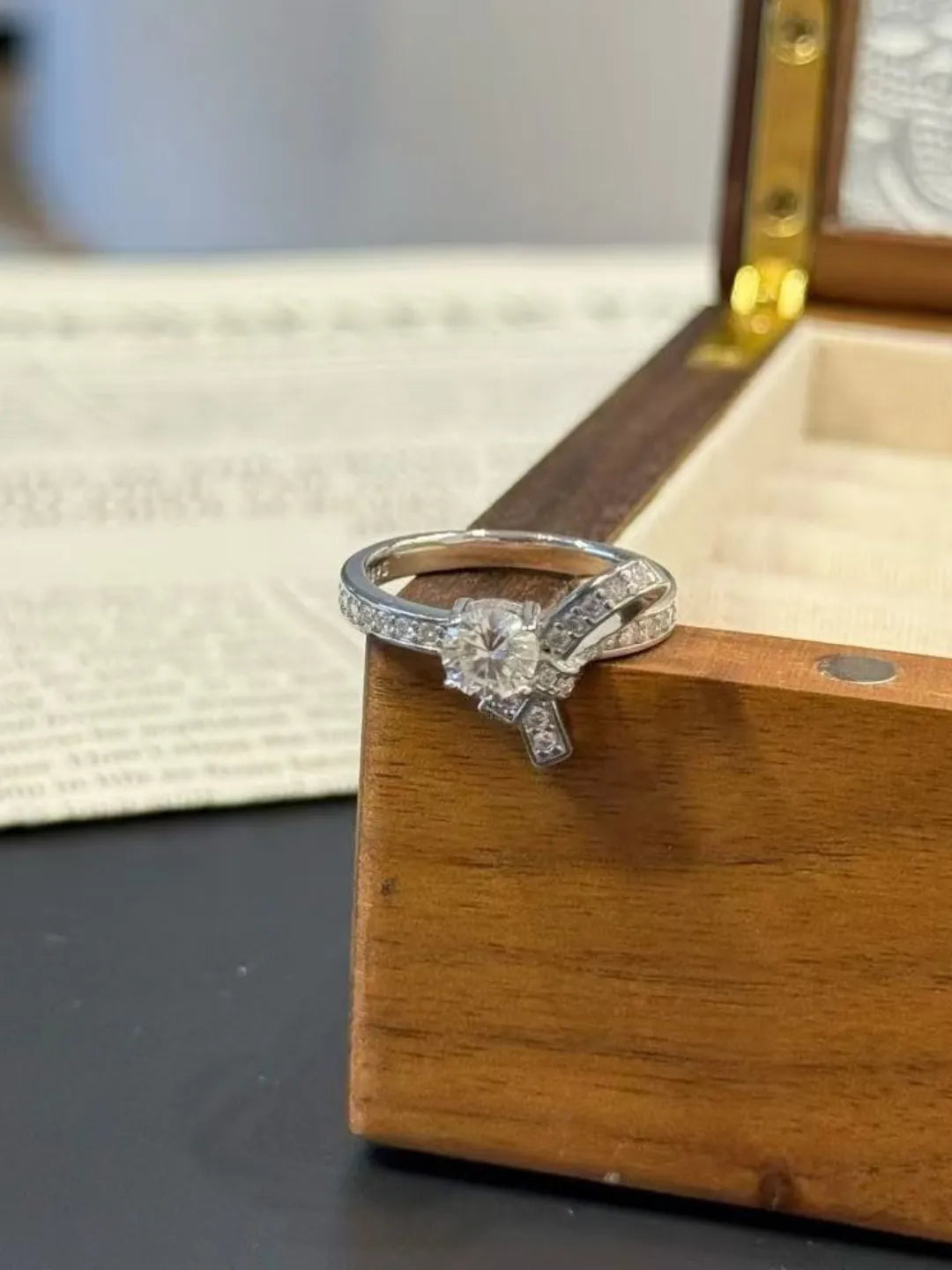 HEART BOW CZ JEWELRY