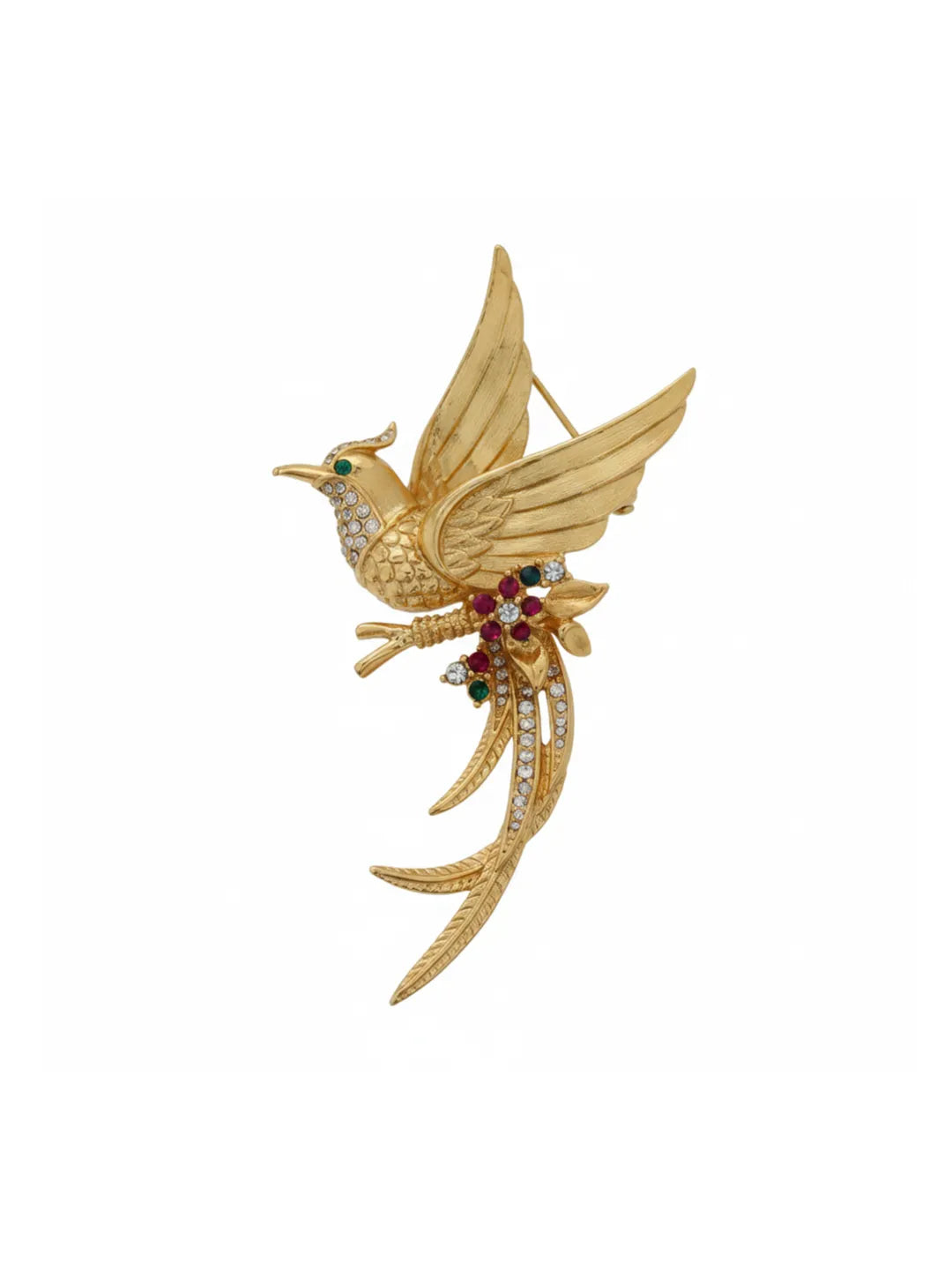 24K GOLD PARADISE BIRD PIN