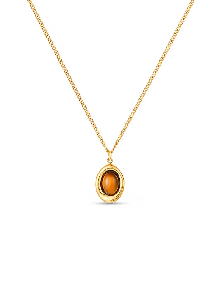 RETRO AGATE PENDANT