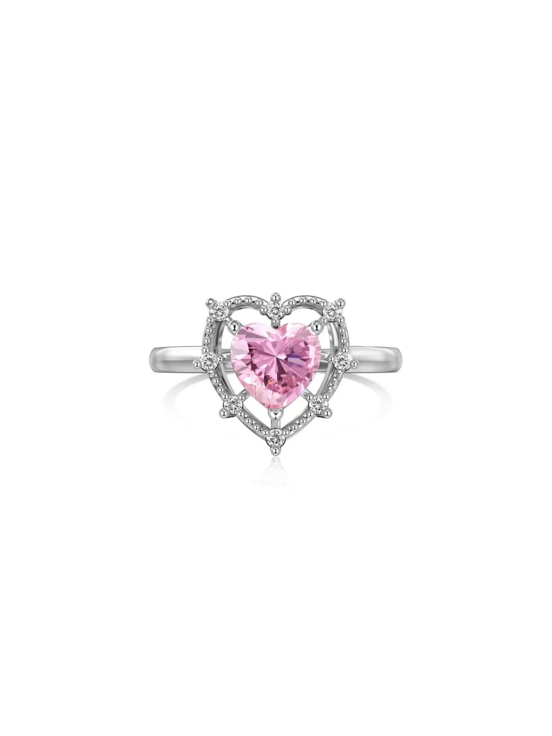 OPEN HEART CZ JEWELRY