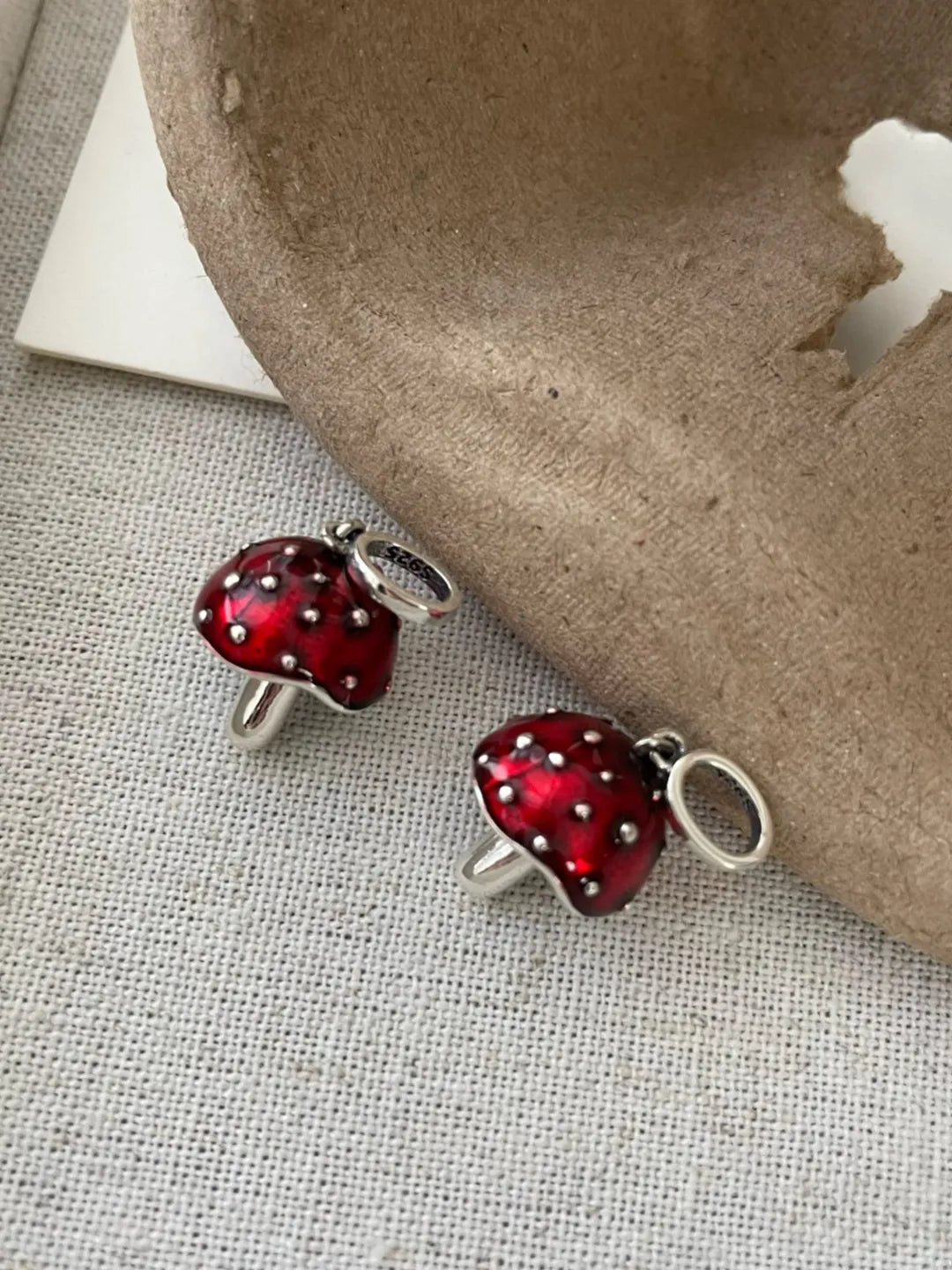 RED MUSHROOM PENDANT