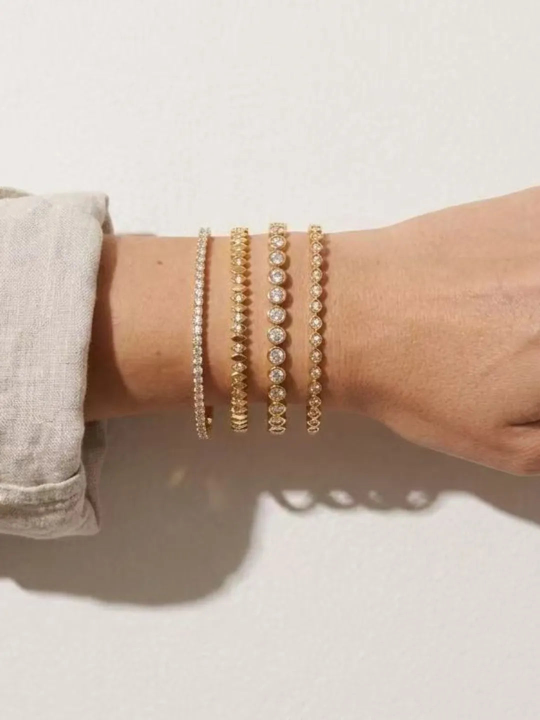 RHINESTONE LUXE BANGLE