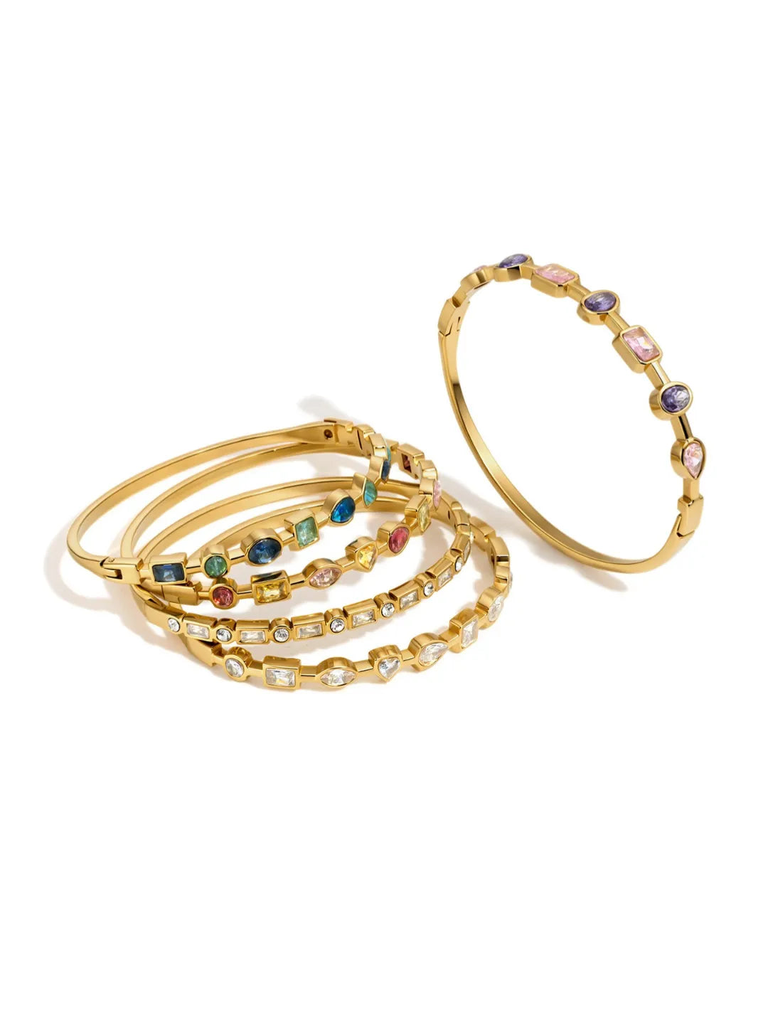 COLOR ZIRCON BANGLE