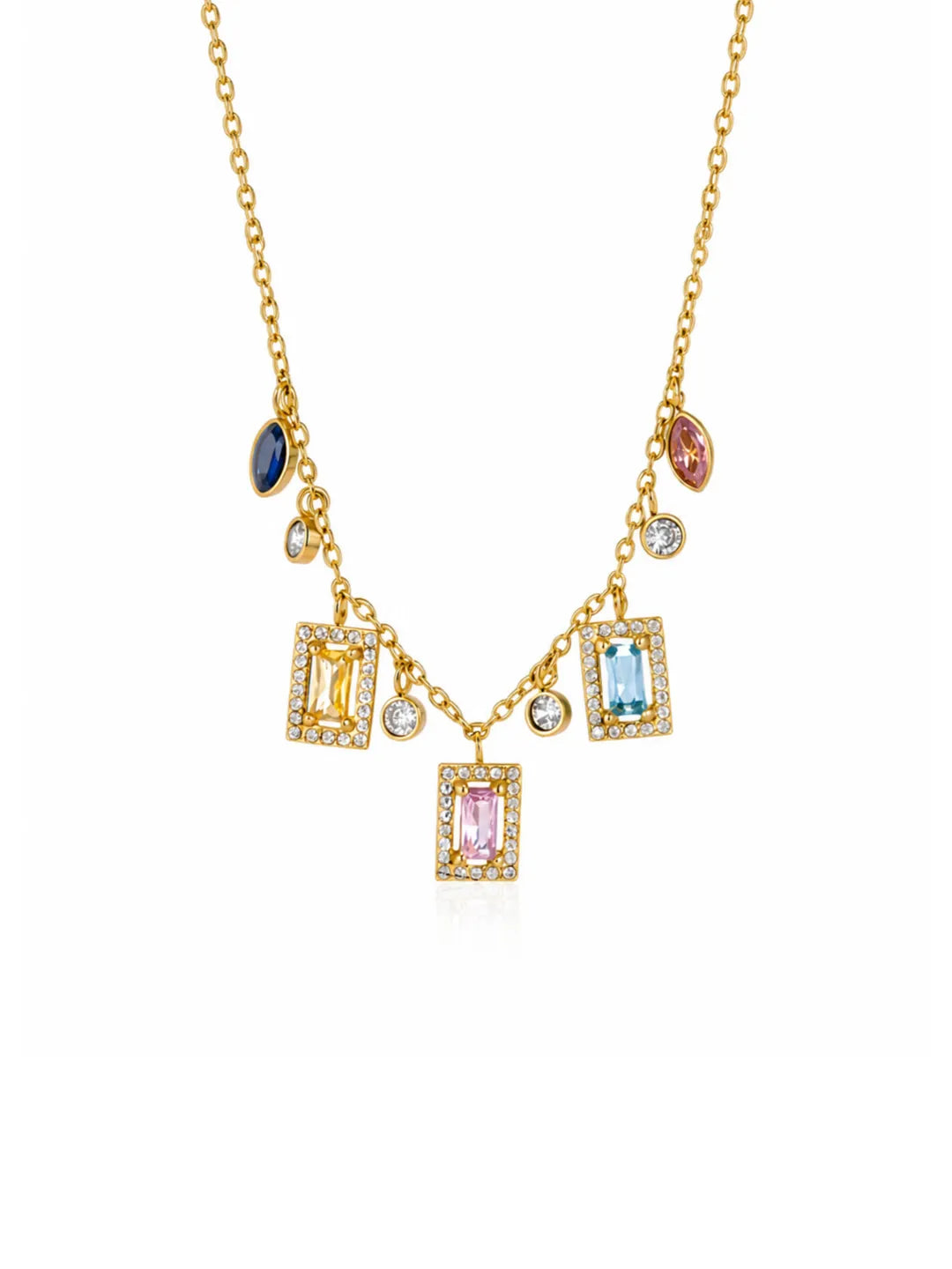 COLOR ZIRCON PENDANT