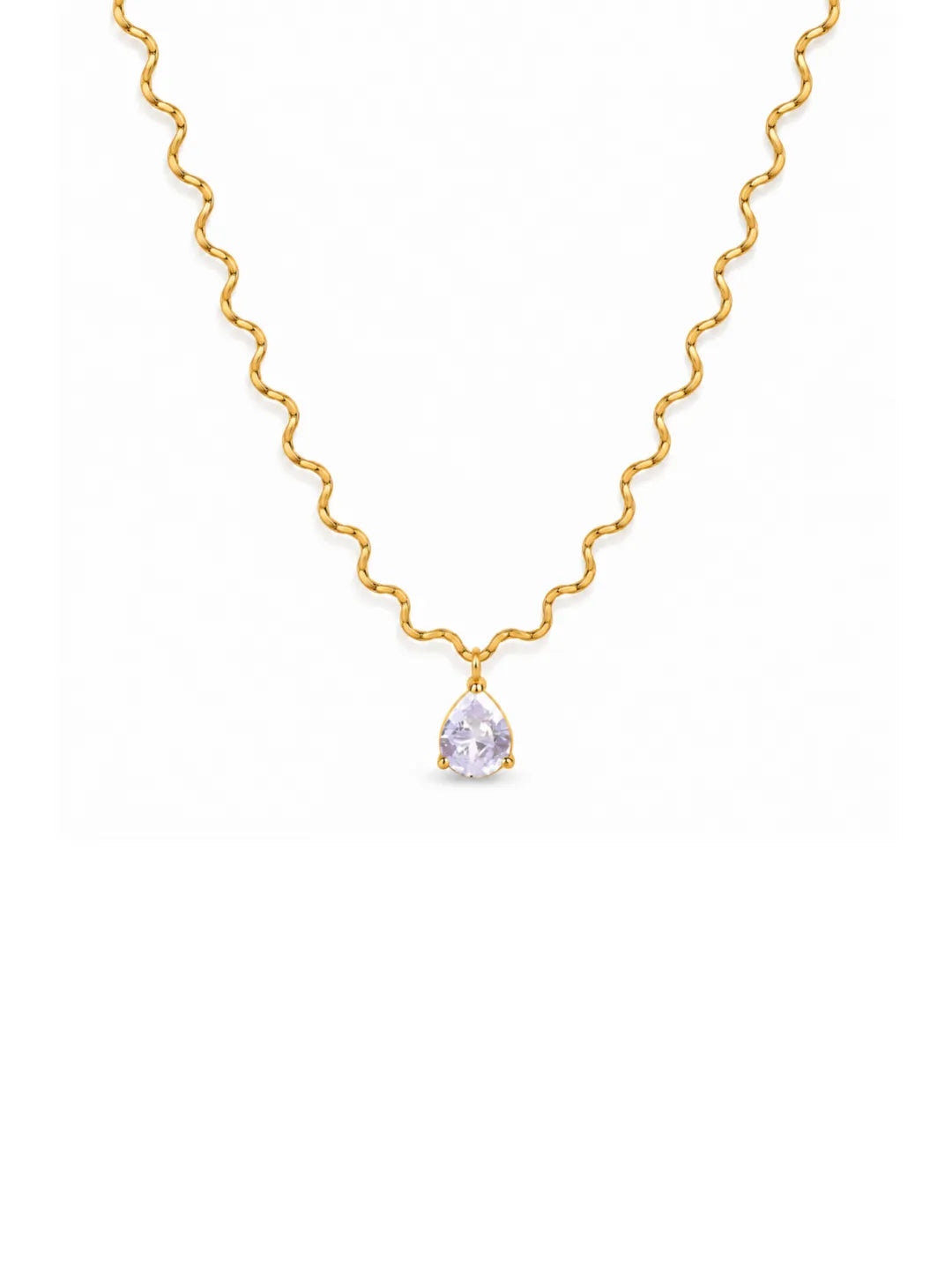 LILAC RIPPLE NECKLACE