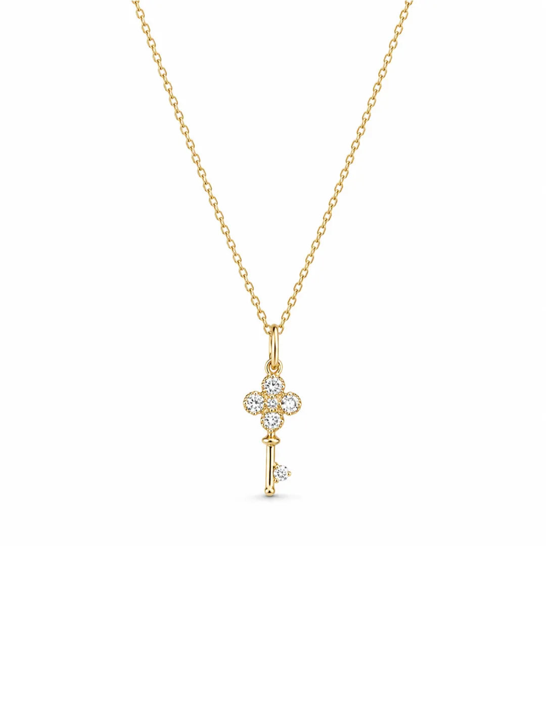 CLOVER KEY NECKLACE