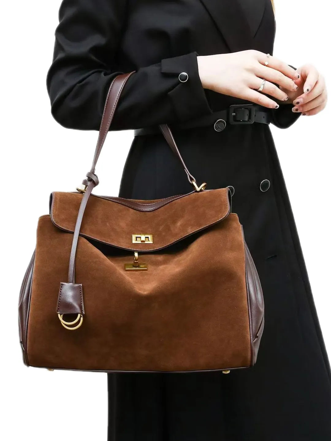 MATTE SUEDE BAG  – GIFTABLE