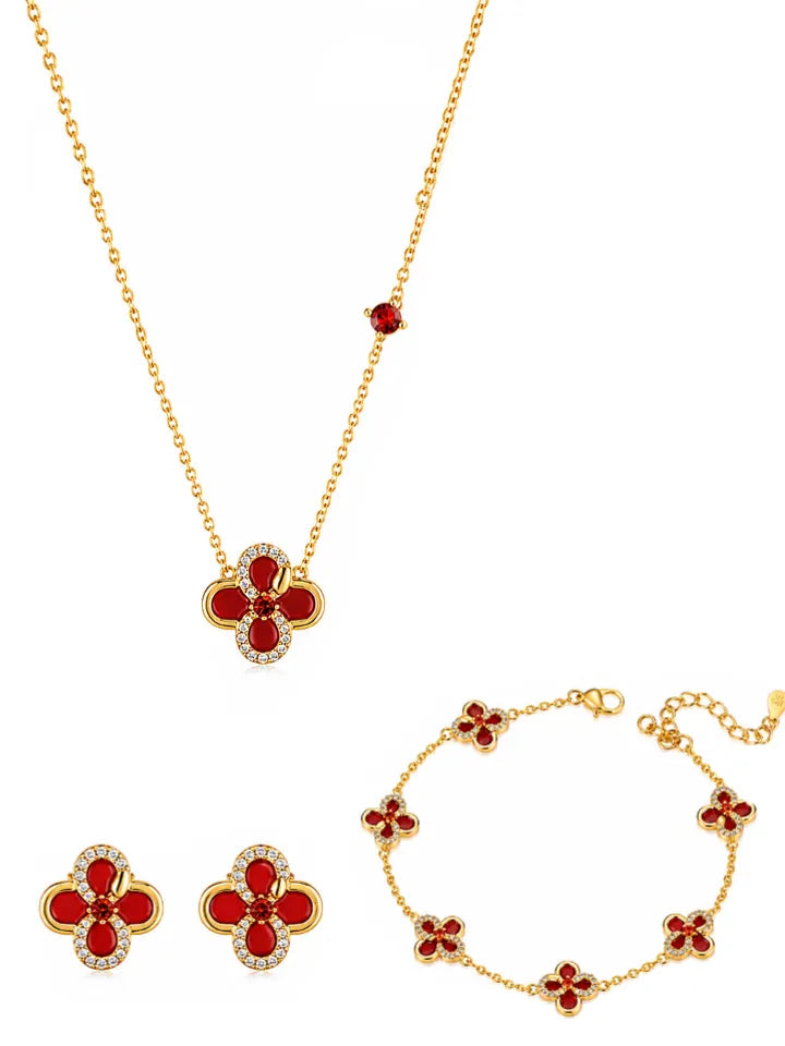 SCARLET CLOVER SET