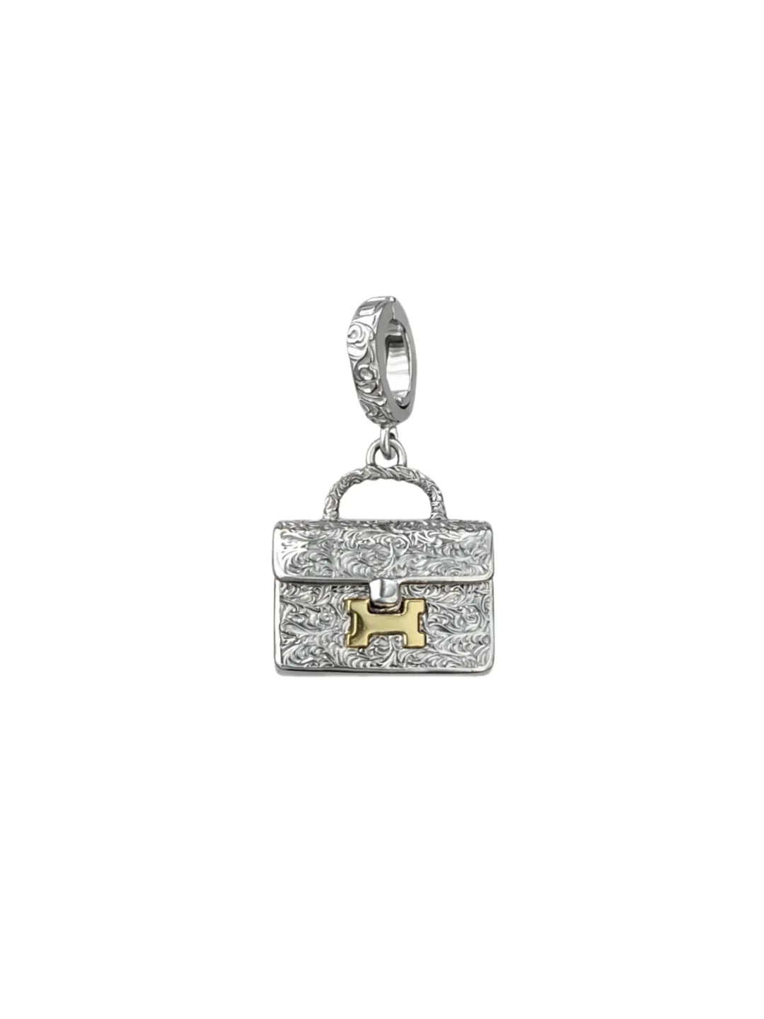 ORNATE H BAG PENDANT