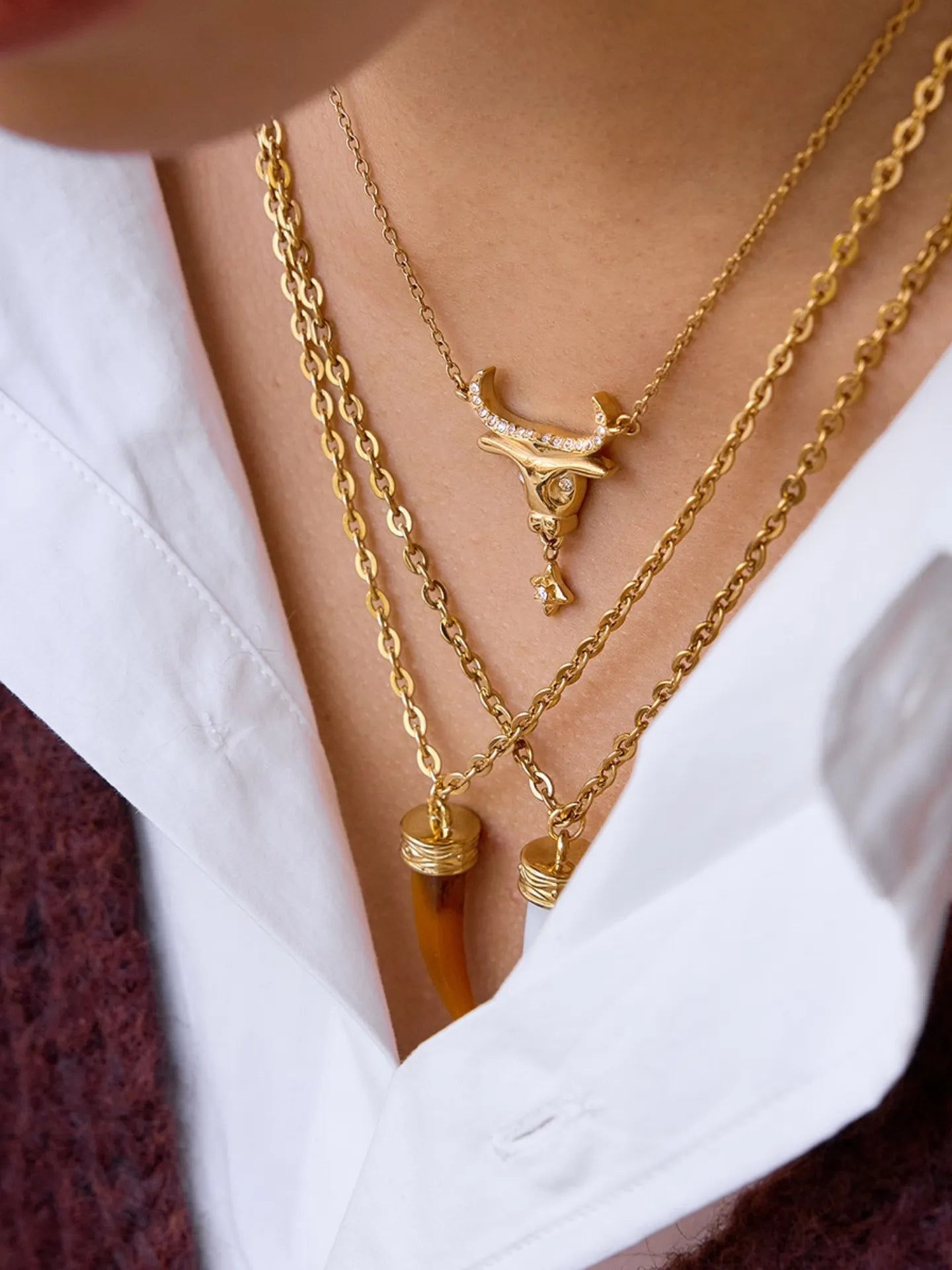 GILDED TAURUS CHARM