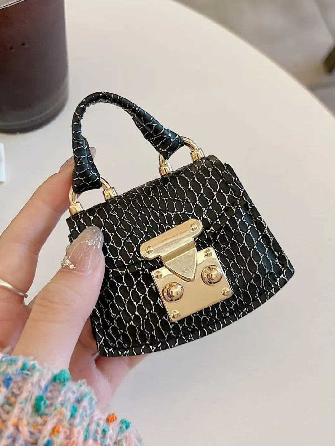 IVORY FAN MINI BAG